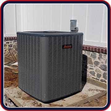 A new air conditioning unit installed in the Plano, TX area.